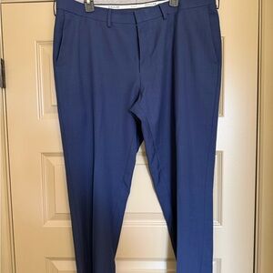 Haggar Slim Fit Blue Dress Pants